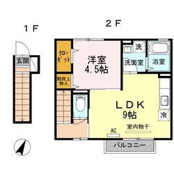 カルチェラタンの物件間取画像